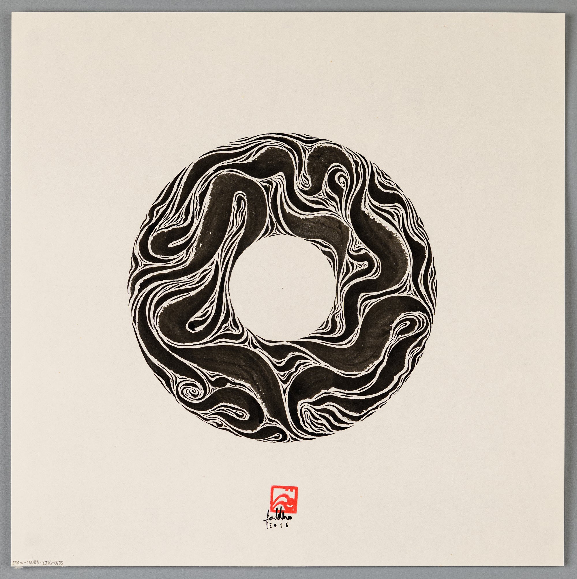 Scientific and mystical abstract illustration painting, Ancient Coin, metallurgy pattern textures.